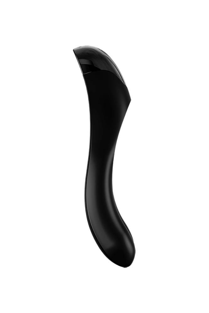 Satisfyer - Candy Cane - Silicone Finger Vibrator - Black Sex Toy - Tophatter Daily Deals