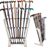 White Ash Wood Cane Stand Walking Cane Stands - Tophatter Daily Deals