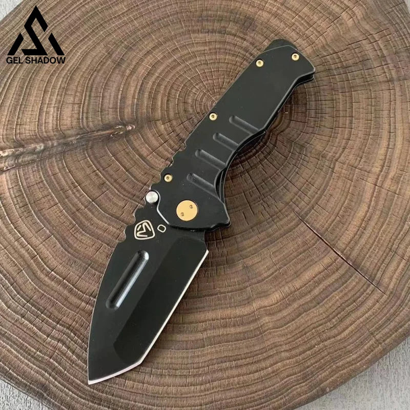 Canku C1137 Heavy-duty Pocket Folding Knife-GS23 Black KNIVES - Tophatter Daily Deals