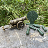 Metal Miniature Antiqued Smoothbore Cannon 10CM/3.9" - Tophatter Daily Deals