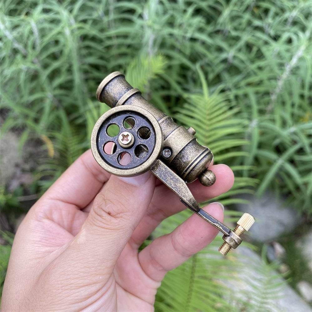 Metal Miniature Antiqued Smoothbore Cannon 10CM/3.9