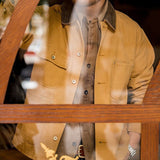 Canvas Jacket Multi Pocket Khaki Lapel Thin Coat Men Jackets - Tophatter Daily Deals