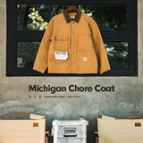 Canvas Jacket Multi Pocket Khaki Lapel Thin Coat Men Jackets - Tophatter Daily Deals
