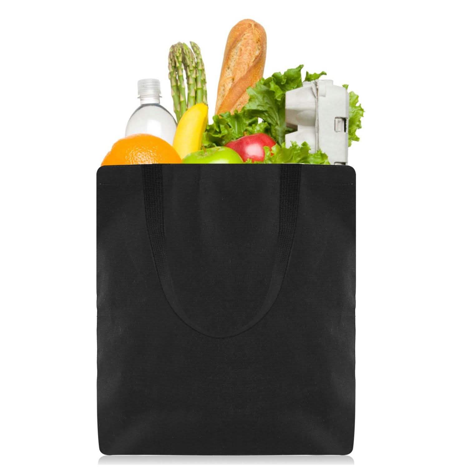 Canvas Tote Bag DIY Craft Eco Tote 100% Cotton Washable Reusable Handbags & Wallets - Tophatter Daily Deals