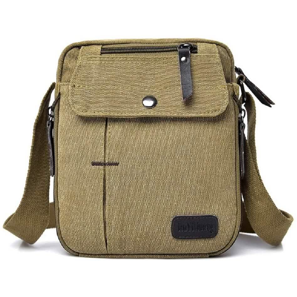 Canvas Travel Wallet Casual Messenger Bag Coffee Handbags & Wallets - Tophatter Daily Deals