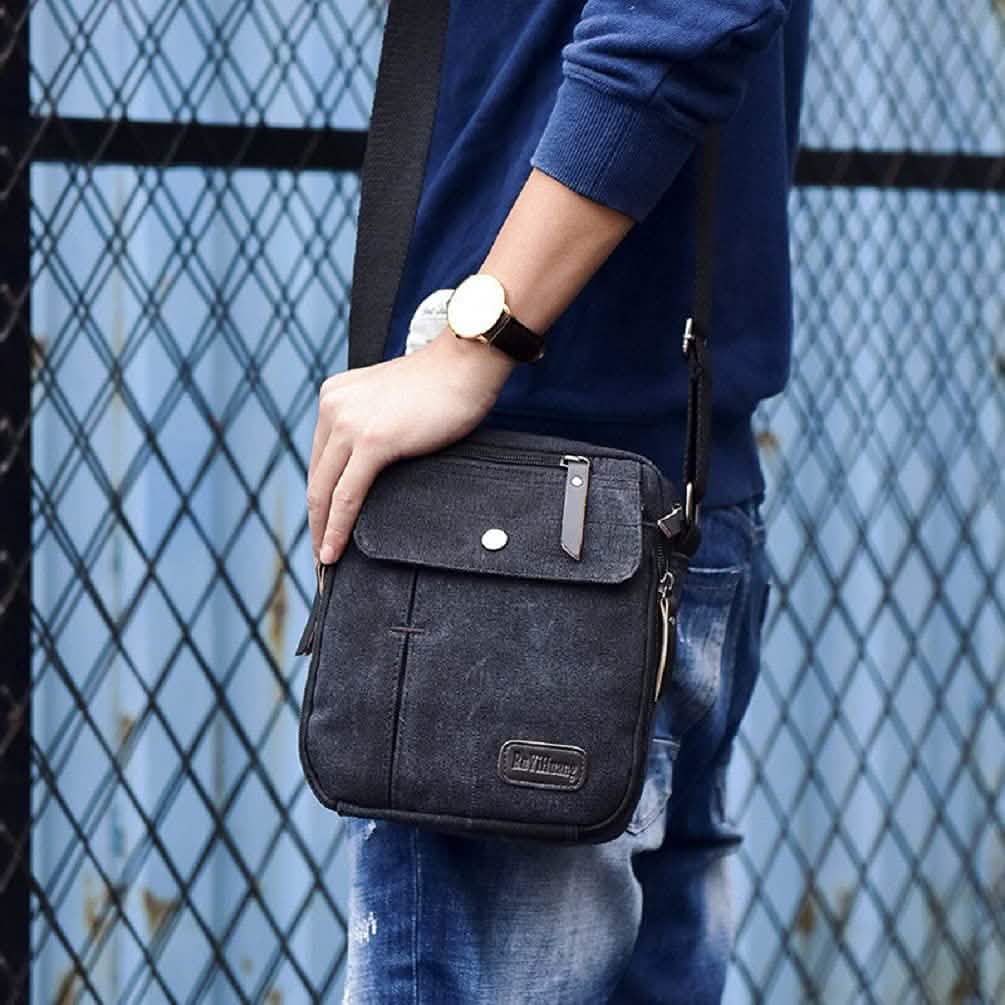 Canvas Travel Wallet Casual Messenger Bag Handbags & Wallets - Tophatter Daily Deals