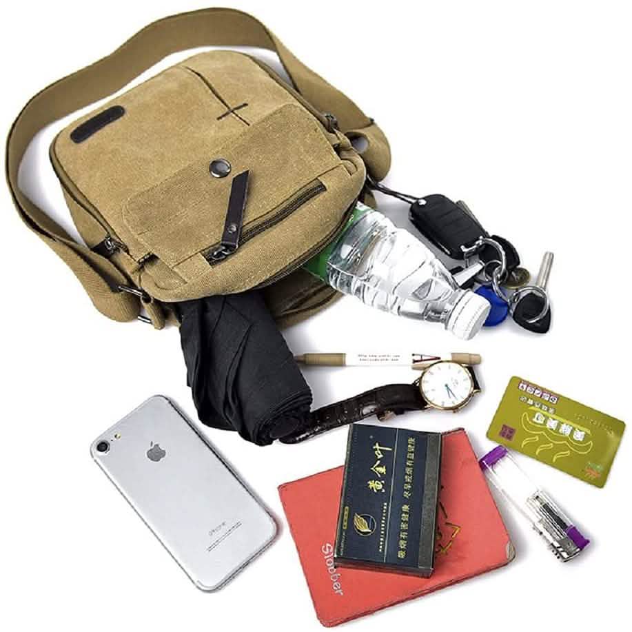 Canvas Travel Wallet Casual Messenger Bag Handbags & Wallets - Tophatter Daily Deals