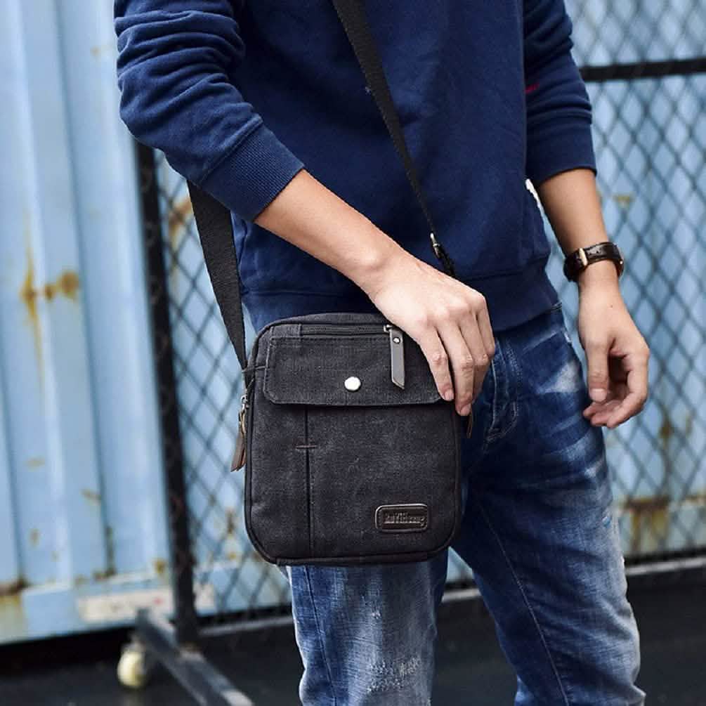 Canvas Travel Wallet Casual Messenger Bag Handbags & Wallets - Tophatter Daily Deals