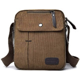 Canvas Travel Wallet Casual Messenger Bag Khaki Handbags & Wallets - Tophatter Daily Deals