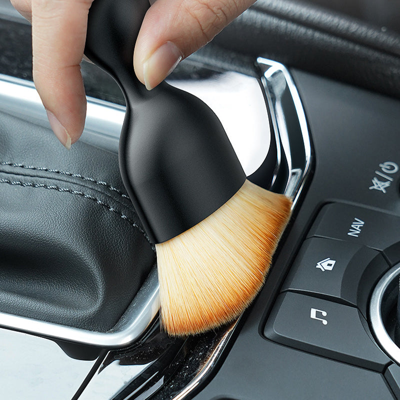 Car Air Vent Cleaning Soft Brush With Casing 2 Piece Car and Motorcycle Accessories - Tophatter Daily Deals