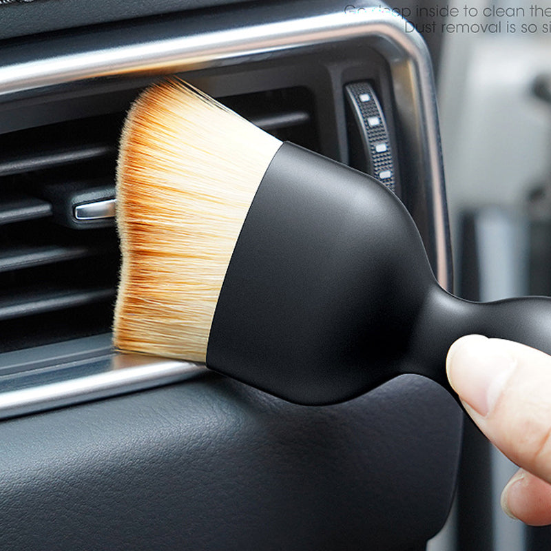 Car Air Vent Cleaning Soft Brush With Casing 2 Piece Car and Motorcycle Accessories - Tophatter Daily Deals