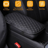 Car Armrest Pad Cover PU Leather Fit for SUV Truck Car Automotive - Tophatter Daily Deals