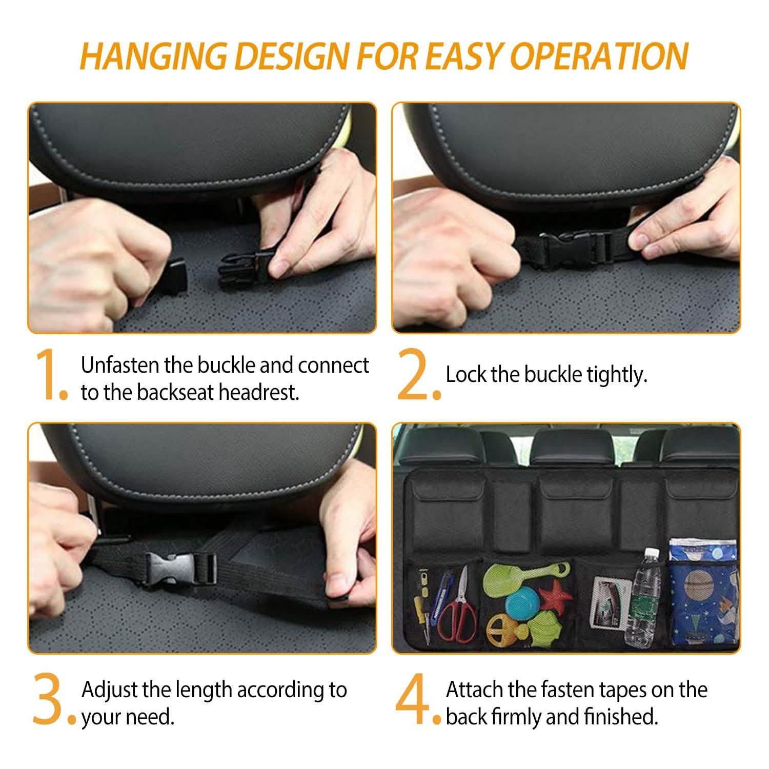 Car Backseat Trunk Organizer Automotive - Tophatter Daily Deals