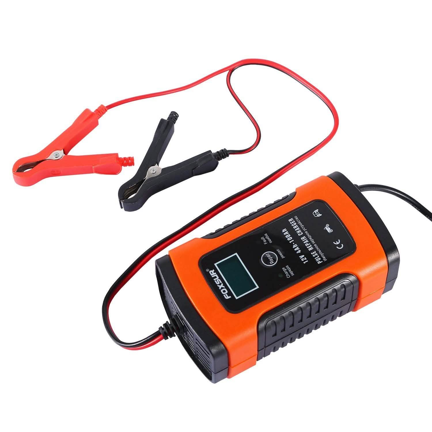 Car Battery Charger 12V 5A Recover Pulse Repair Automotive - Tophatter Daily Deals