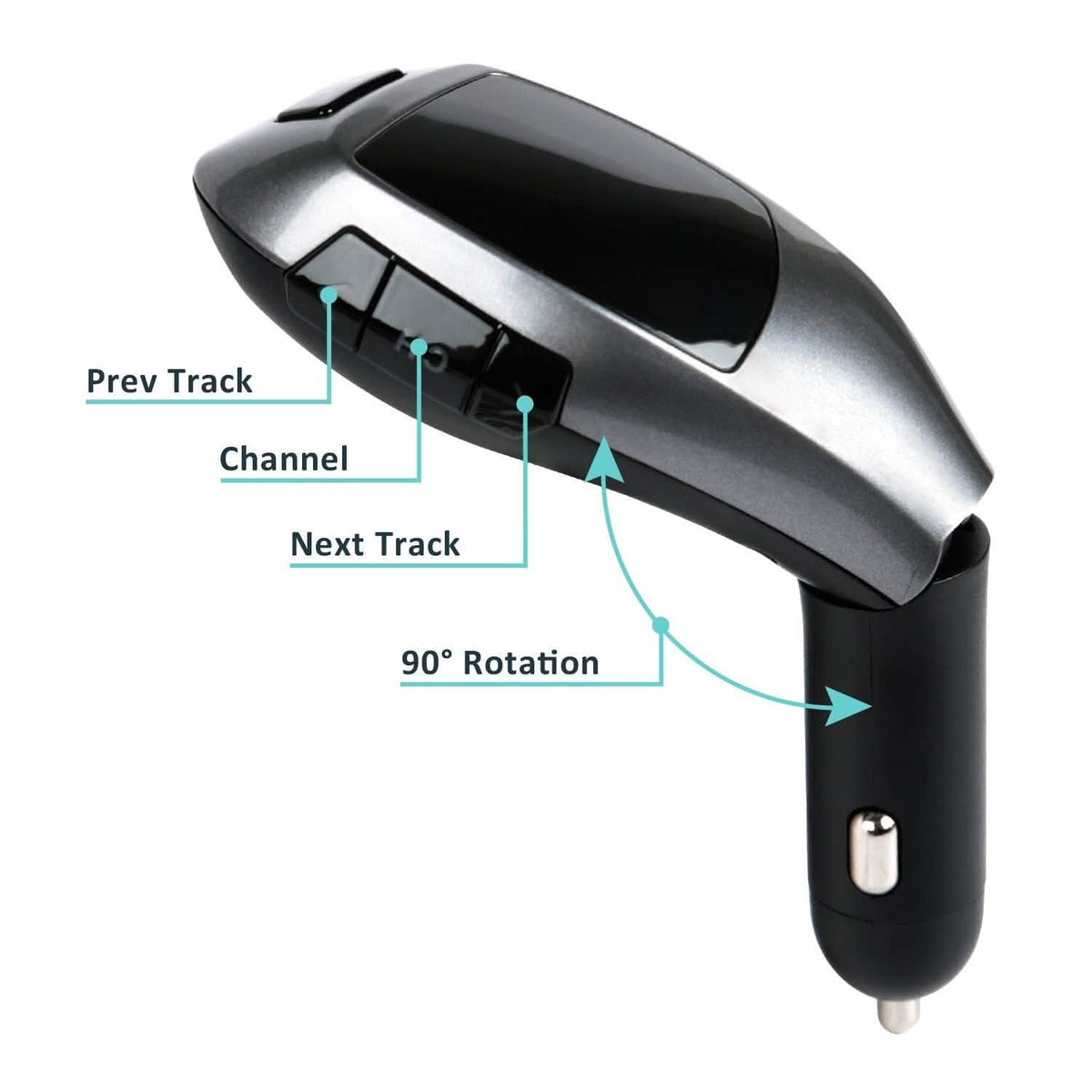 Car FM Wireless Transmitter USB Charge Automotive - Tophatter Daily Deals