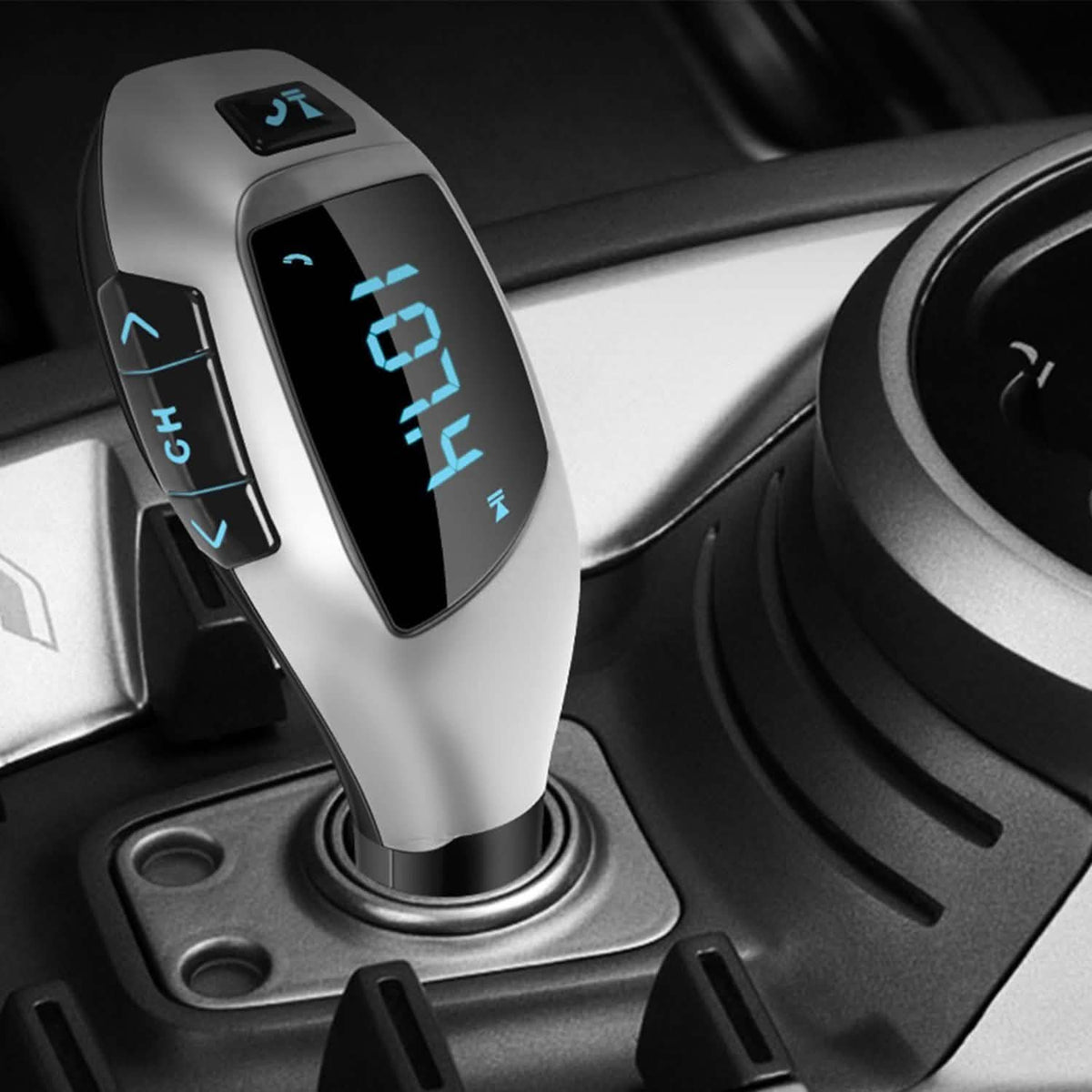 Car FM Wireless Transmitter USB Charge Automotive - Tophatter Daily Deals