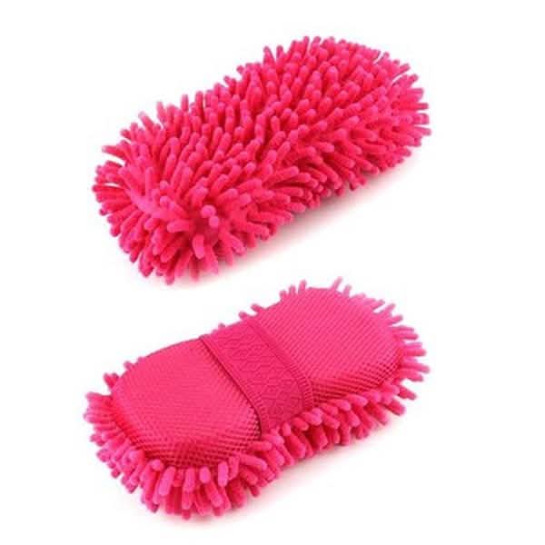 Car Hand Soft Towel Microfiber Chenille Washing Gloves Coral Fleece Gloves Auto Automotive - Tophatter Daily Deals