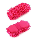 Car Hand Soft Towel Microfiber Chenille Washing Gloves Coral Fleece Gloves Auto Automotive - Tophatter Daily Deals