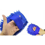 Car Hand Soft Towel Microfiber Chenille Washing Gloves Coral Fleece Gloves Auto Automotive - Tophatter Daily Deals