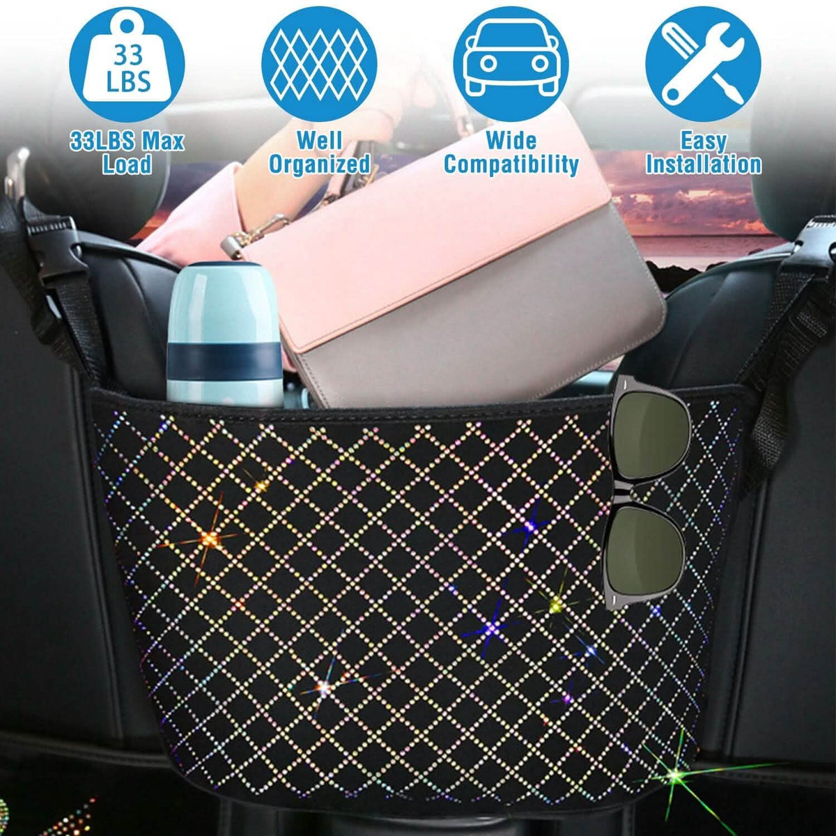 Car Handbag Purse Holder Automotive - Tophatter Daily Deals
