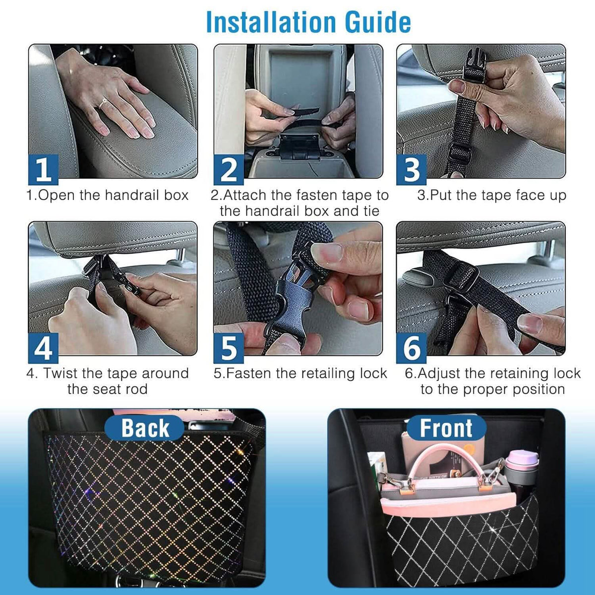 Car Handbag Purse Holder Automotive - Tophatter Daily Deals