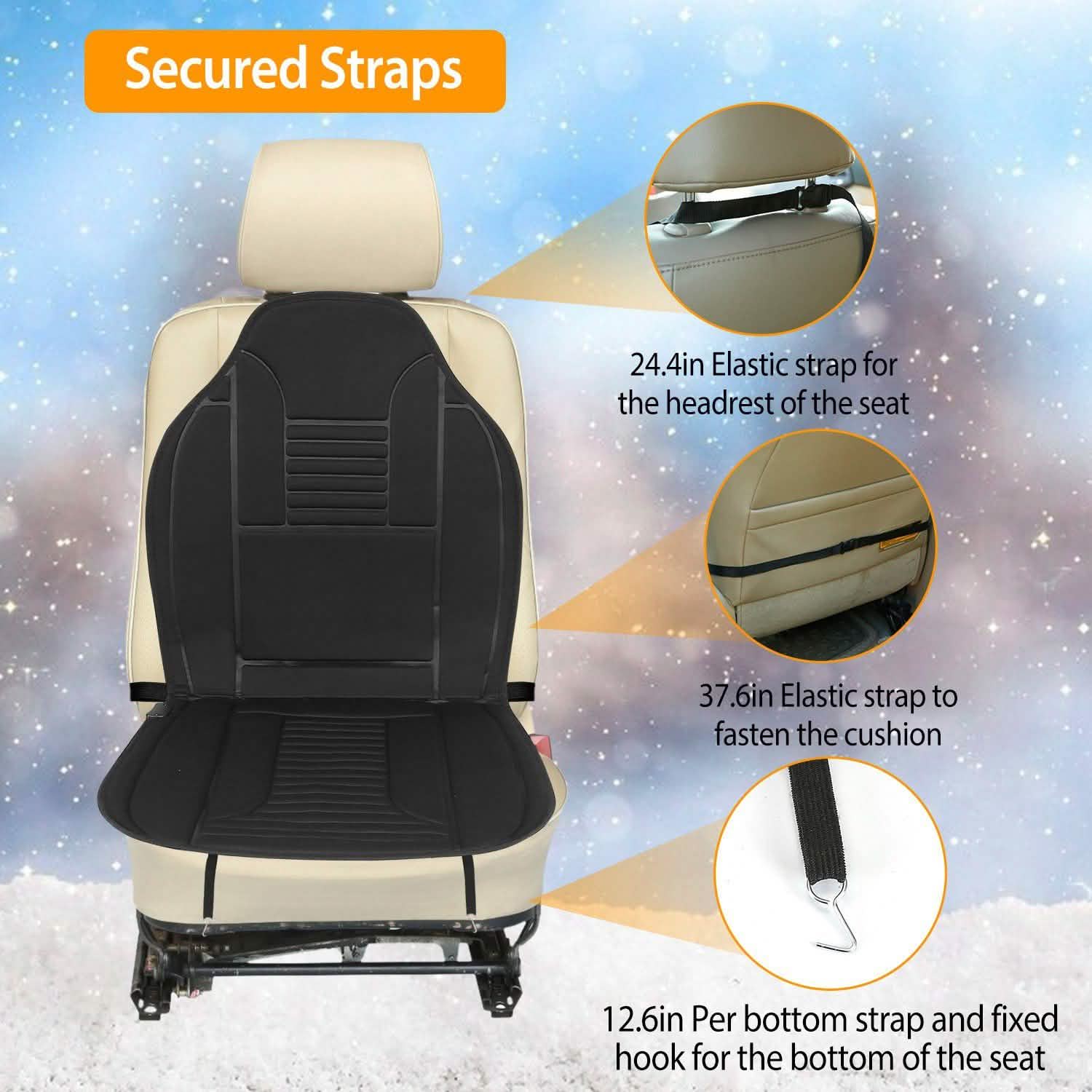 Car Heated Seat Cushion Automotive - Tophatter Daily Deals