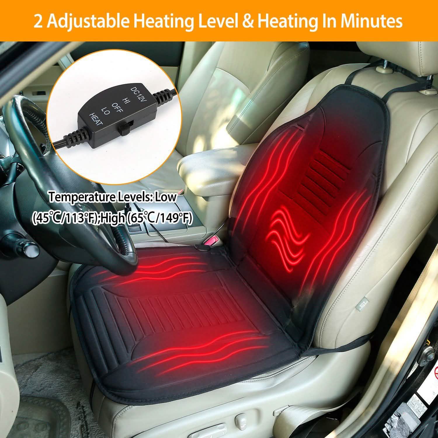 Car Heated Seat Cushion Automotive - Tophatter Daily Deals