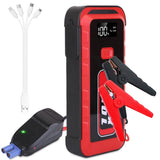 Car Jump Starter Booster 2500A Peak 25800mAh Battery Charger Power Bank Automotive - Tophatter Daily Deals