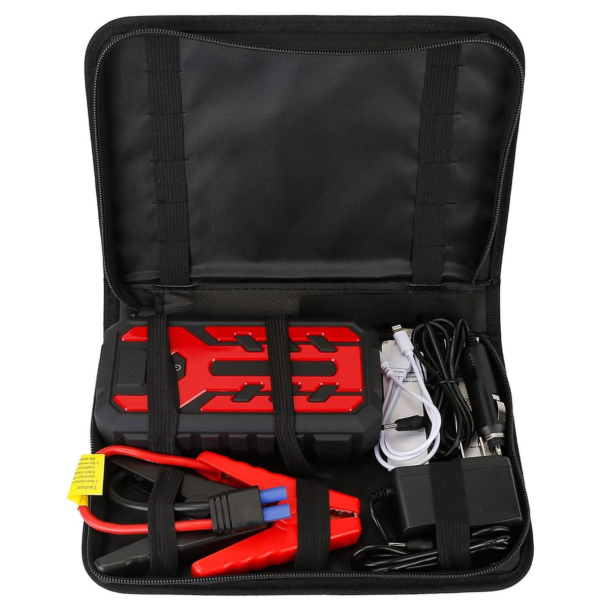 Car Jump Starter Booster with 4 Modes LED Flashlight Automotive - Tophatter Daily Deals