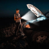 Car Jump Starter Booster with LCD Screen 4 Modes LED Flashlight Automotive - Tophatter Daily Deals