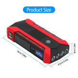 Car Jump Starter Booster with LCD Screen 4 Modes LED Flashlight Automotive - Tophatter Daily Deals