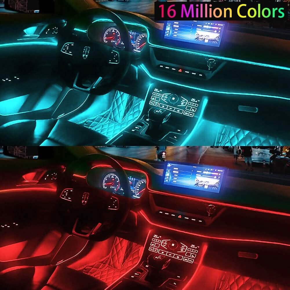 Car LED Strip Ambient Light Kit Automotive - Tophatter Daily Deals