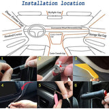 Car LED Strip Ambient Light Kit Automotive - Tophatter Daily Deals