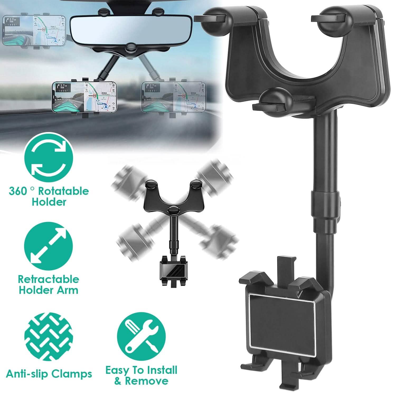 Car Mobile Phone Holder Bracket Automotive - Tophatter Daily Deals