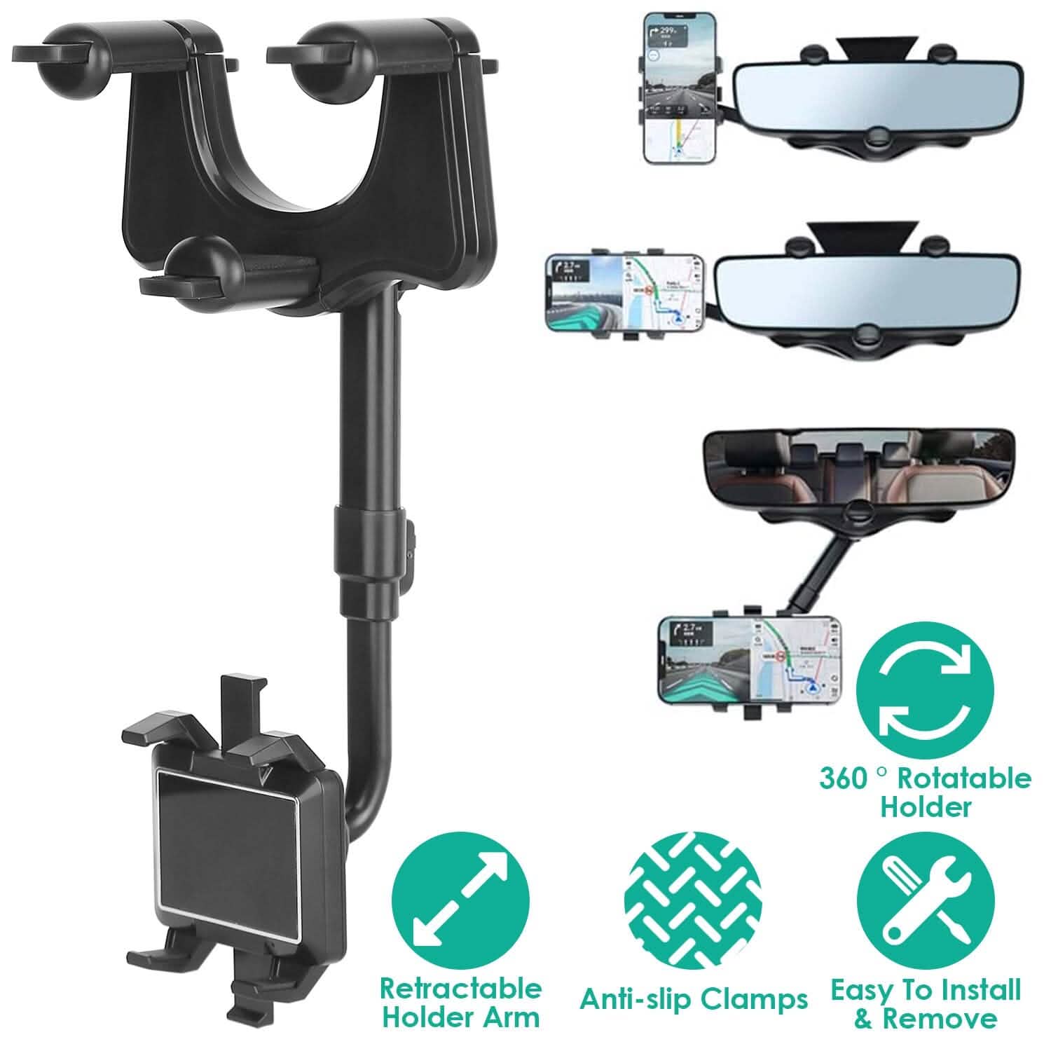 Car Mobile Phone Holder Bracket Automotive - Tophatter Daily Deals