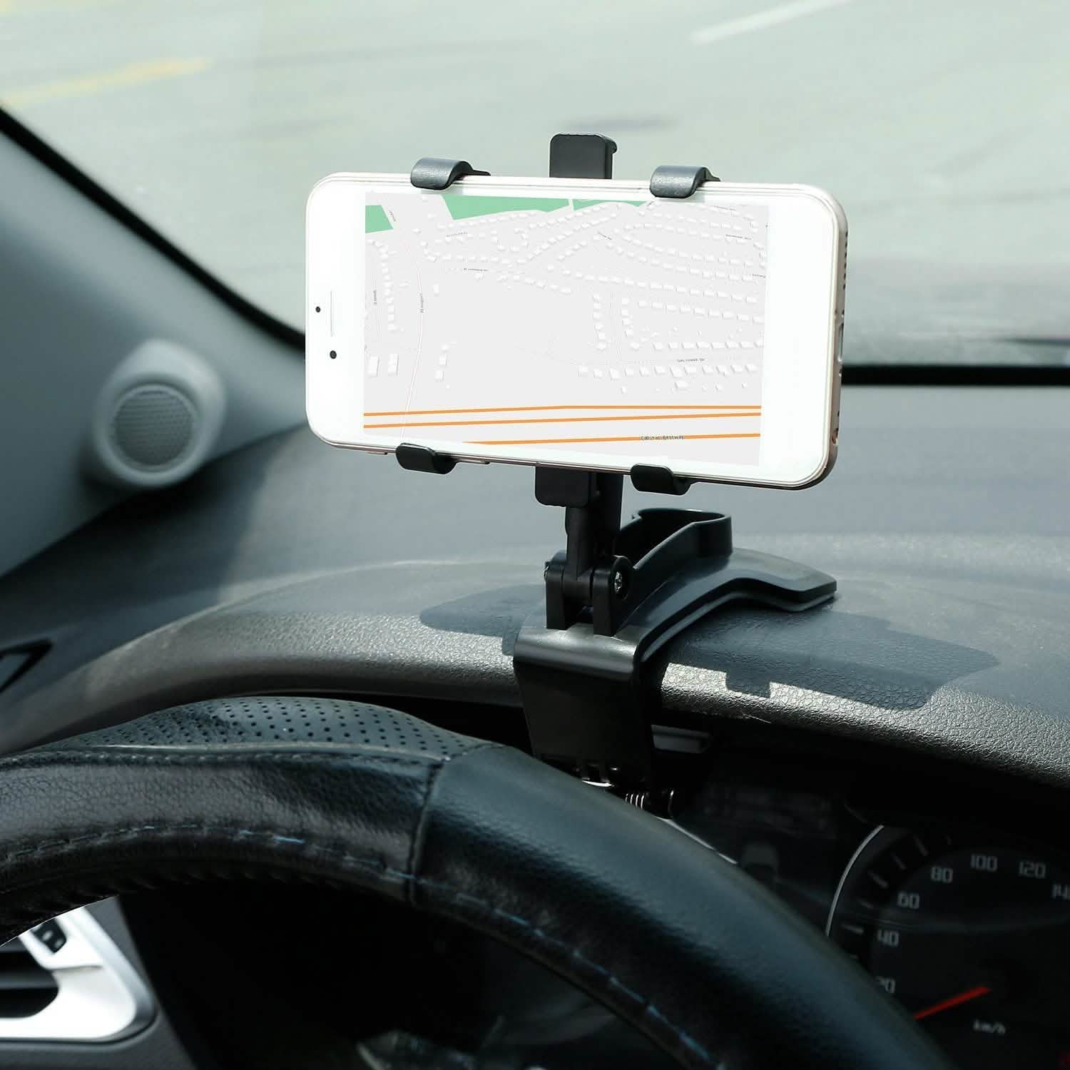 Car Non-slip 360°Rotation Dashboard Phone Holder Automotive - Tophatter Daily Deals