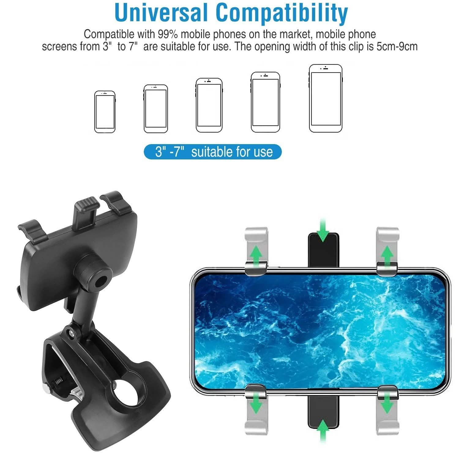 Car Non-slip 360°Rotation Dashboard Phone Holder Automotive - Tophatter Daily Deals