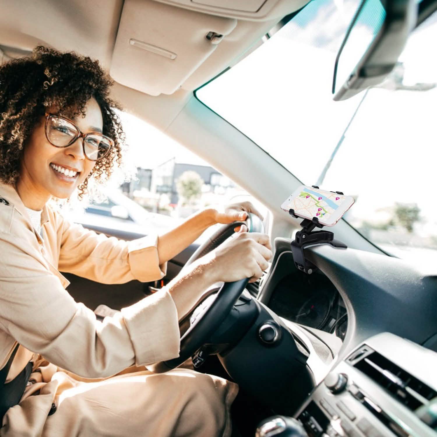 Car Non-slip 360°Rotation Dashboard Phone Holder Automotive - Tophatter Daily Deals