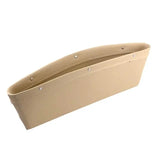 Car Organizer PU Leather Seat Slit Gap Pocket Storage Beige Automotive - Tophatter Daily Deals