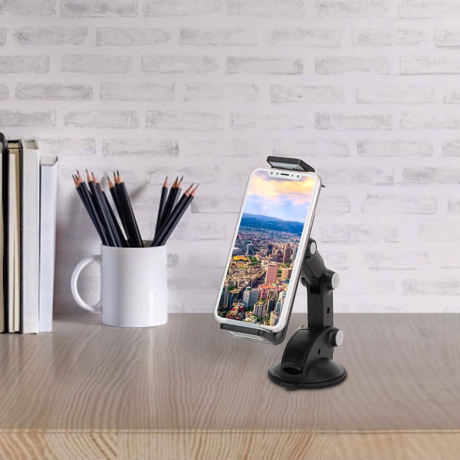 Car Phone Holder Mount Dashboard Tablet Stand Holder Mobile Accessories - Tophatter Daily Deals