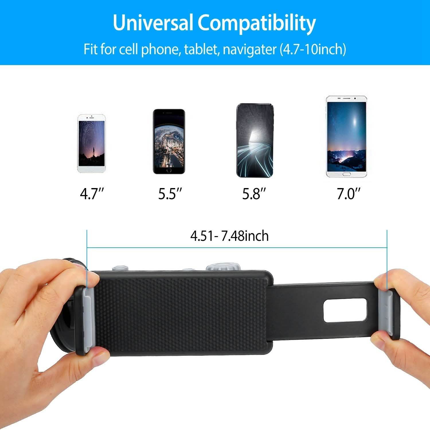 Car Phone Holder Mount Dashboard Tablet Stand Holder Mobile Accessories - Tophatter Daily Deals