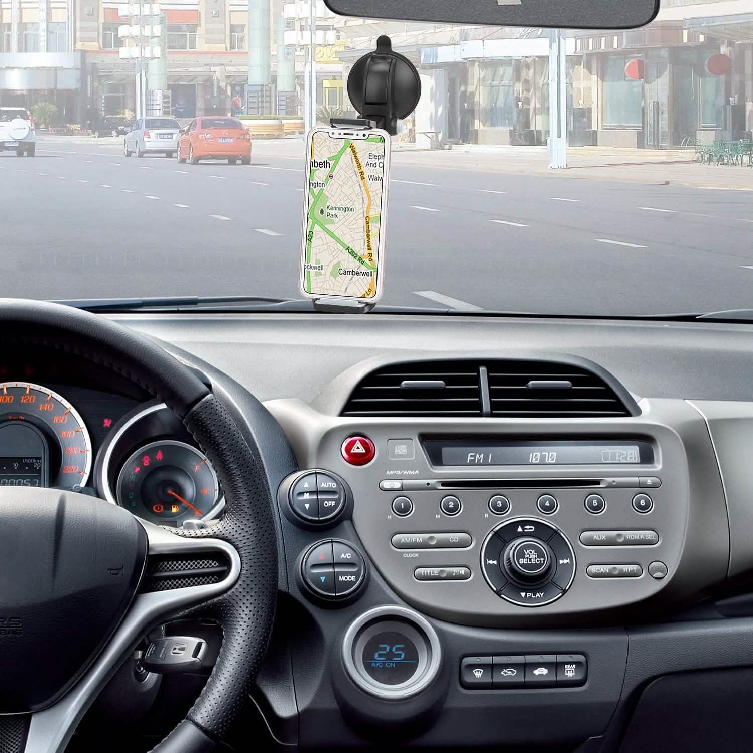 Car Phone Holder Mount Dashboard Tablet Stand Holder Mobile Accessories - Tophatter Daily Deals