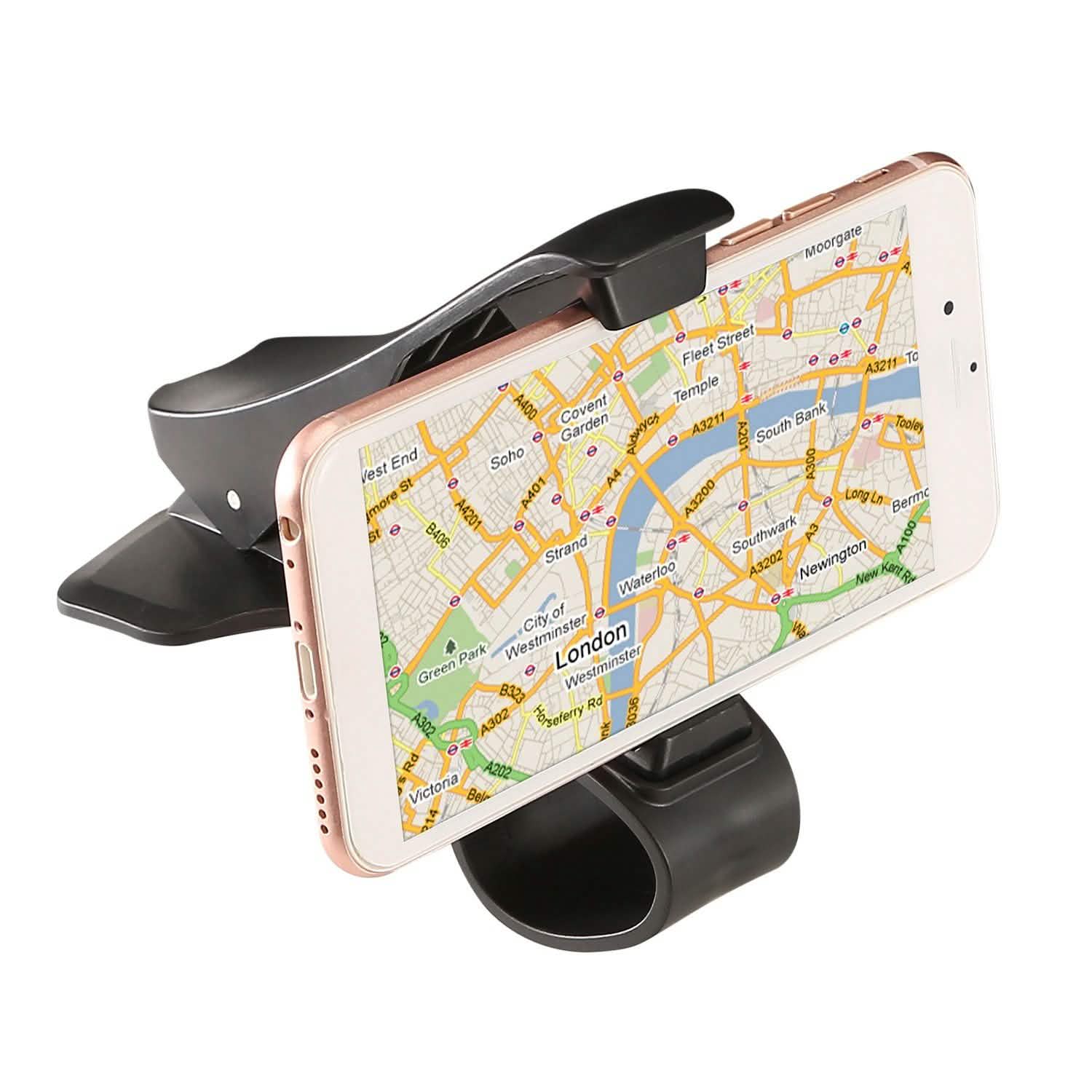 Car Phone Mount Non-Slip Dashboard Phone Holder Automotive - Tophatter Daily Deals