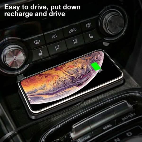 Car QI Wireless Phone Charger Non Slip Pad Mat Fast Charging Phone Chargers - Tophatter Daily Deals