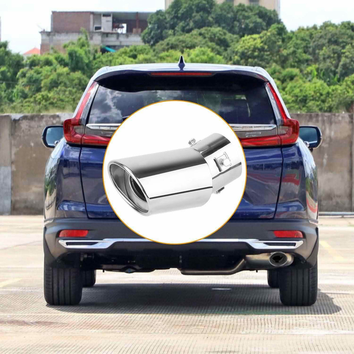 Car Rear Exhaust Pipe Tail Muffler Automotive - Tophatter Daily Deals