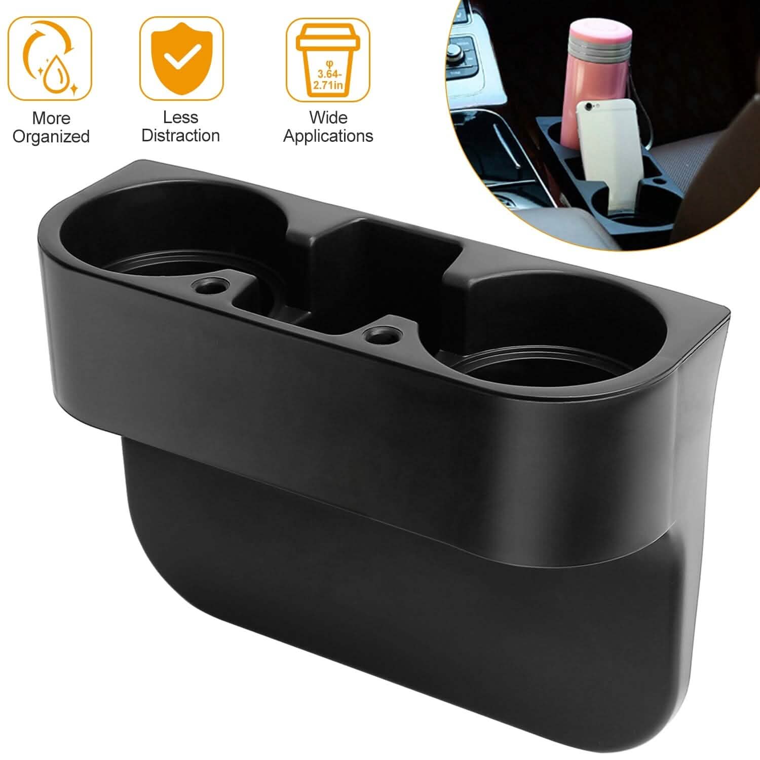 Car Seam Cup Holder Seat Gap Wedge Automotive - Tophatter Daily Deals