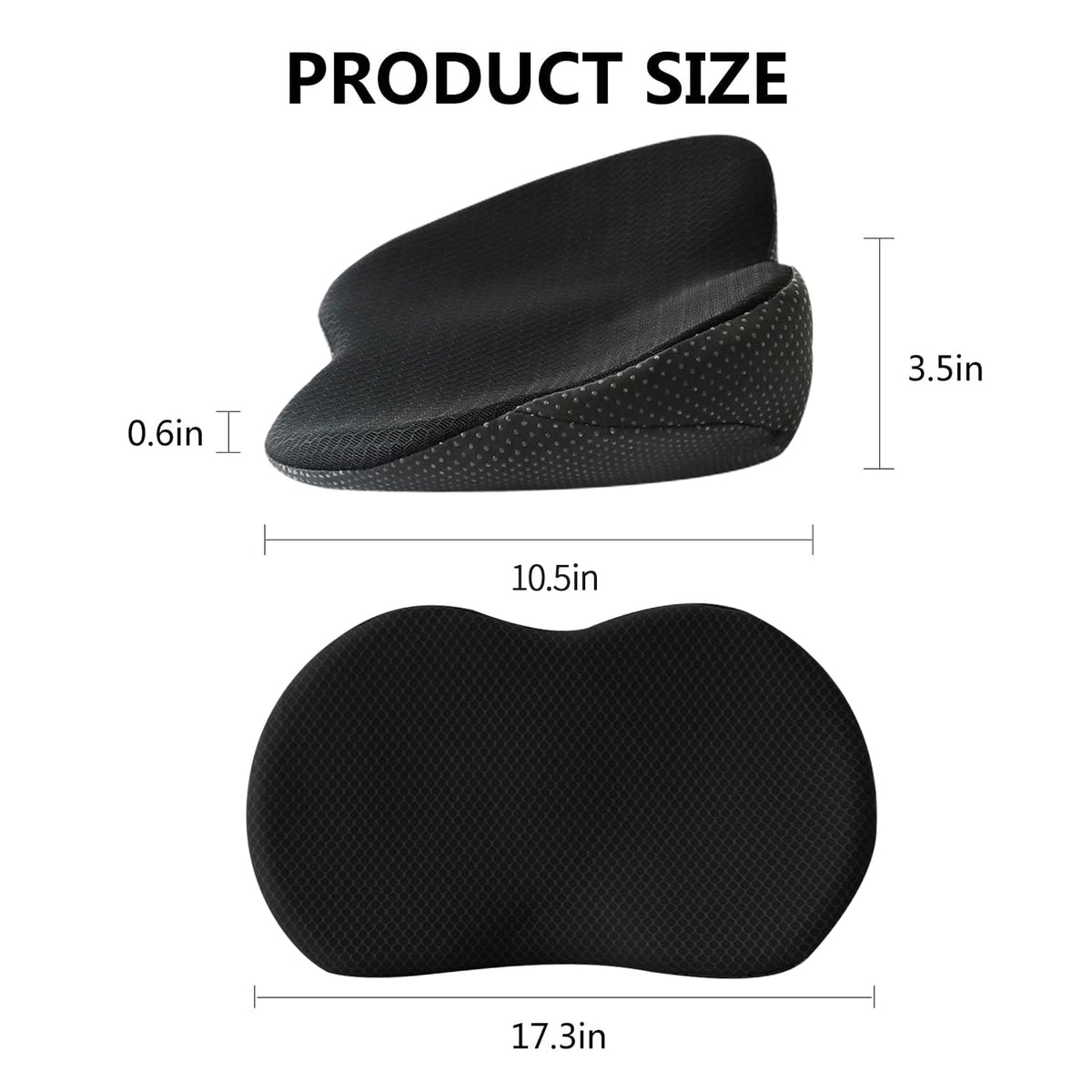 Car Seat Cushion Height Boosting Pad For Shorter Drivers - Tophatter Daily Deals