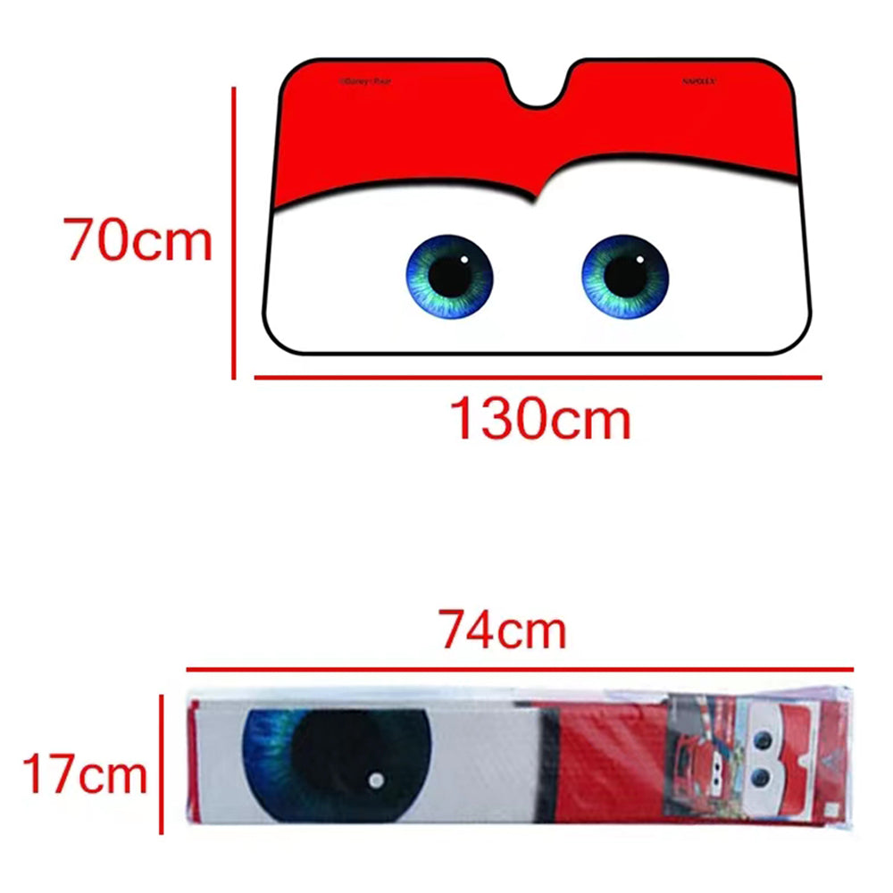 Car Solar Protection 4 Colors Eyes Heated Windshield Car and Motorcycle Accessories - Tophatter Daily Deals