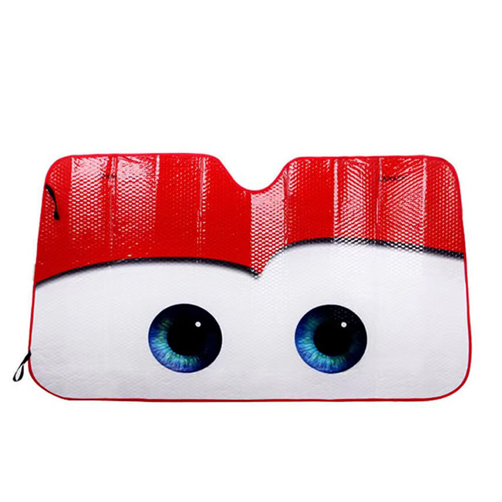 Car Solar Protection 4 Colors Eyes Heated Windshield Car and Motorcycle Accessories - Tophatter Daily Deals