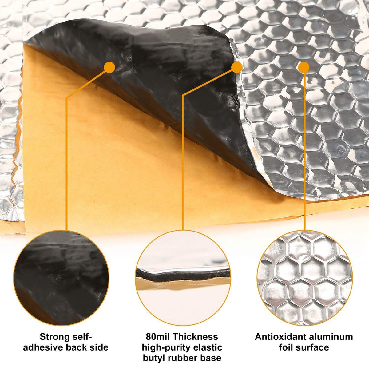 Car Sound Deadening Mat Automotive - Tophatter Daily Deals